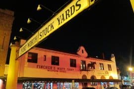 Eating a Steak the Size of a Toilet Seat in Fort Worth Texas 9