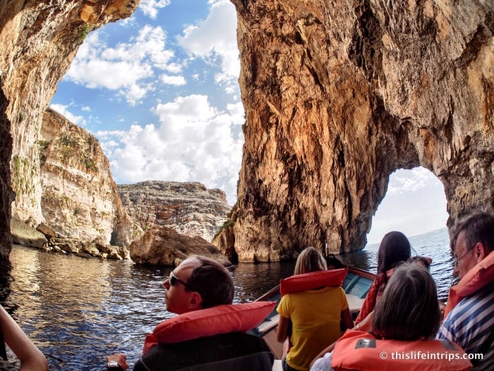 Blue Grotto in Malta tip