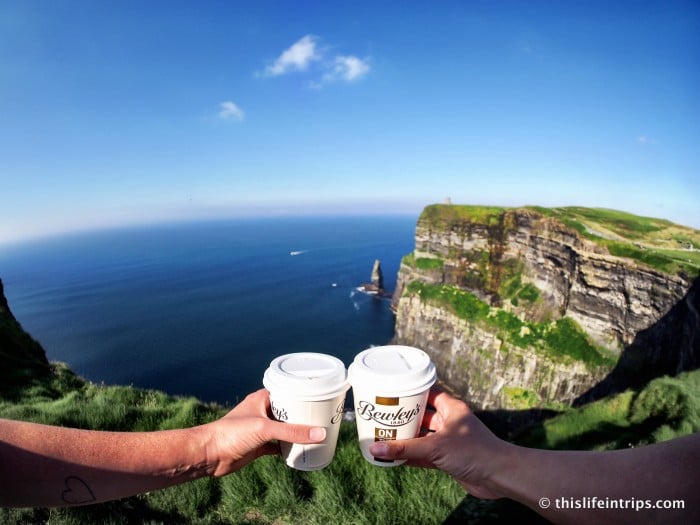 walk along the Cliffs of Moher