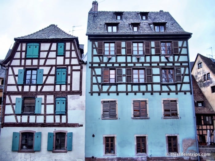 Timber houses in Strasbourg
