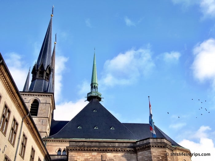 Stand in awe of the towering spires and majestic presence of Notre-Dame Cathedral.