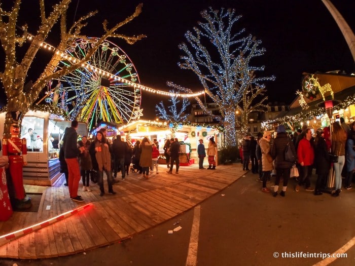 Shop for unique gifts and crafts at the Luxembourg City Christmas market.