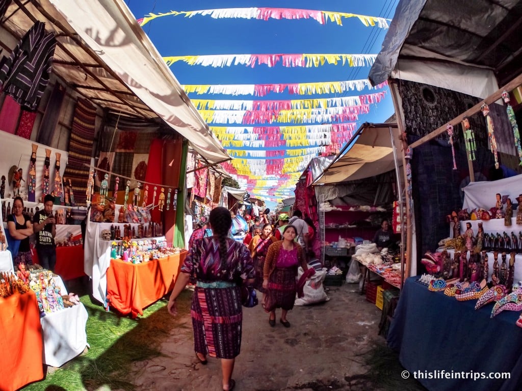 Handcrafted jewelry at Chichicastenango Market.