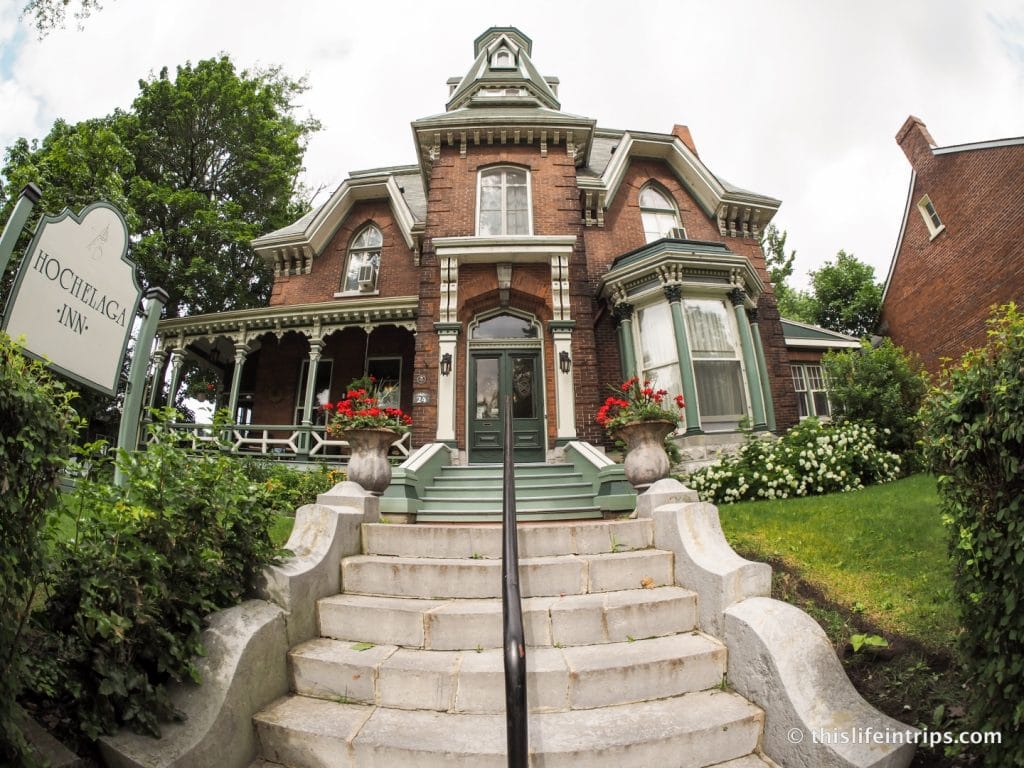 Staying at Hochelaga Inn in Kingston, Ontario.