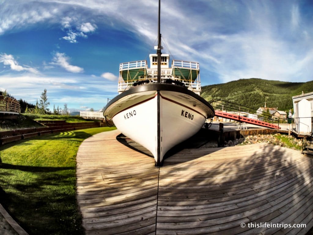 SS Keno: Preserved paddle steamer from yesteryears.