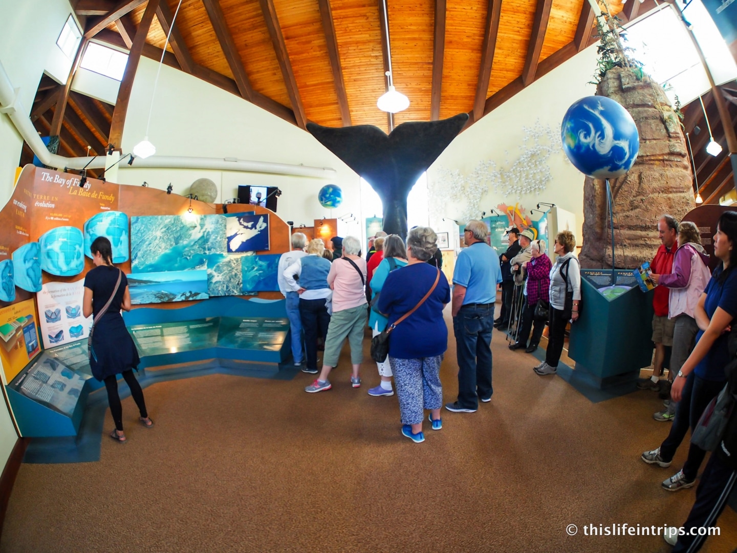 Interactive museum at Hopewell Rocks