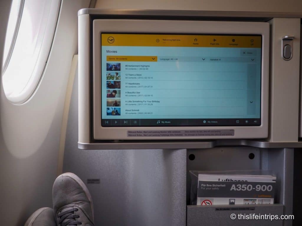 Lufthansa A350-900 business class review