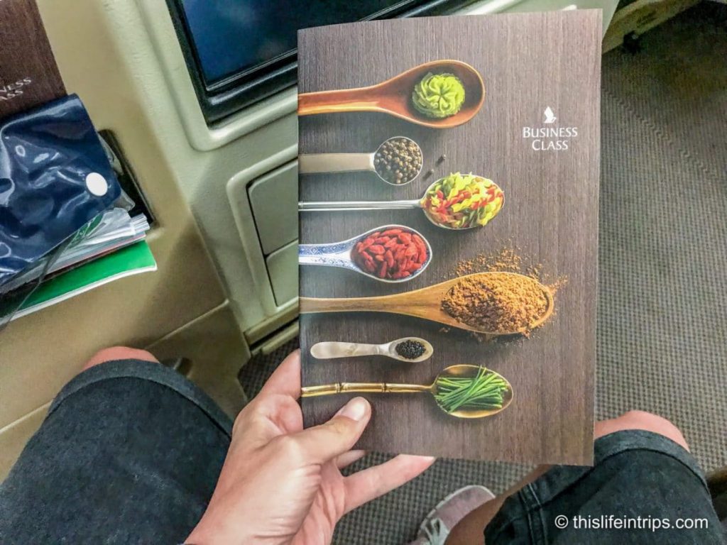 Singapore Airlines A330 business class review