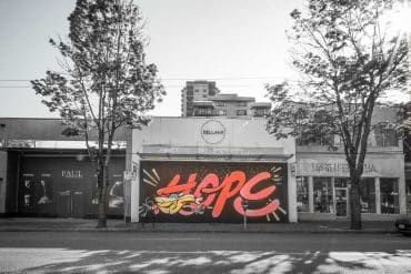 Temporary Vancouver Street Art Brings Some Colour to a Drab Situation