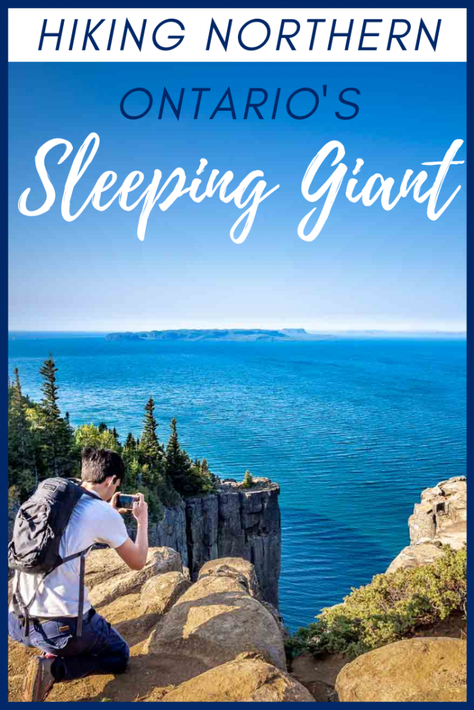 Hiking the Sleeping Giant pinterest image
