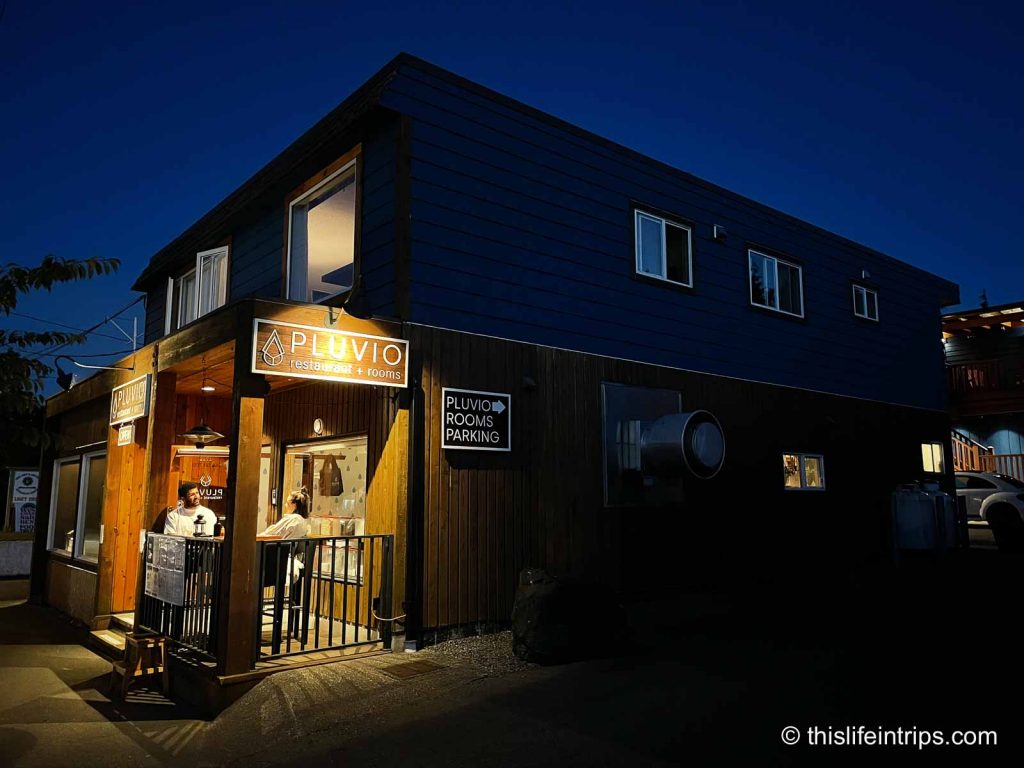 Exquisite dining experience at Pluvio in Tofino, Canada