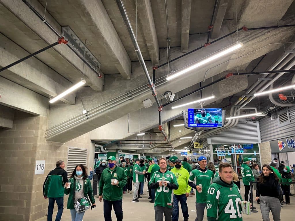 Feel the Energy of Mosaic Stadium during Events