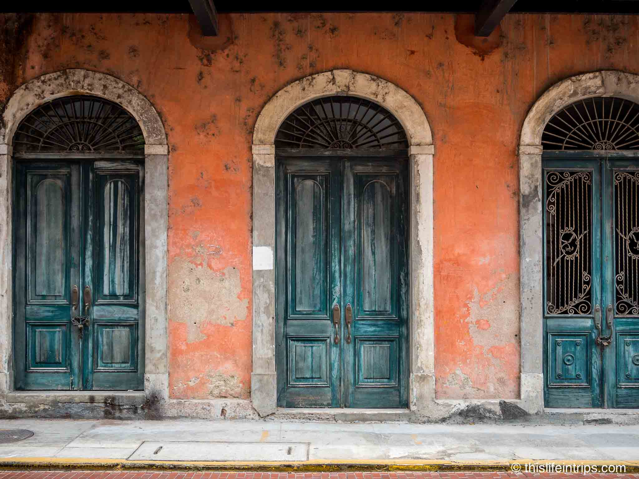 Old doors in Panama City