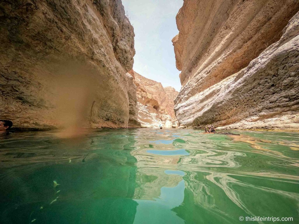 Discover the beauty of Wadi Shab's canyon trails.