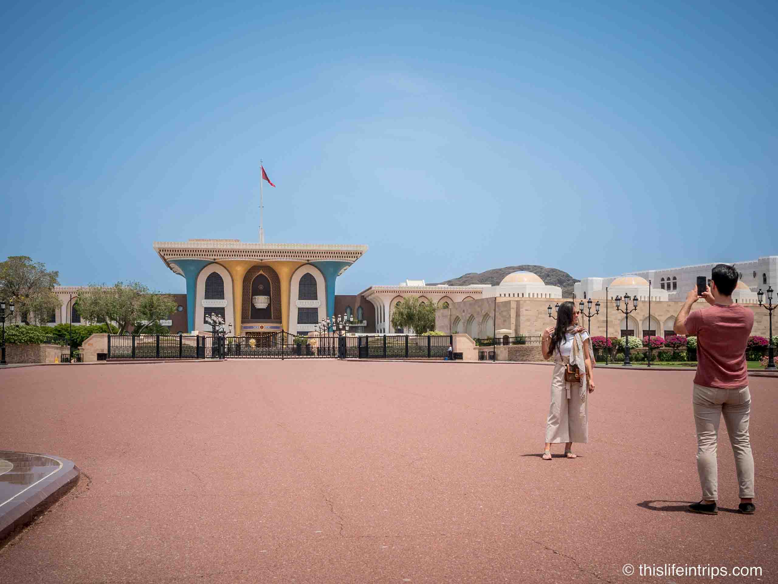 Majestic Al Alam Palace in Muscat, Oman
