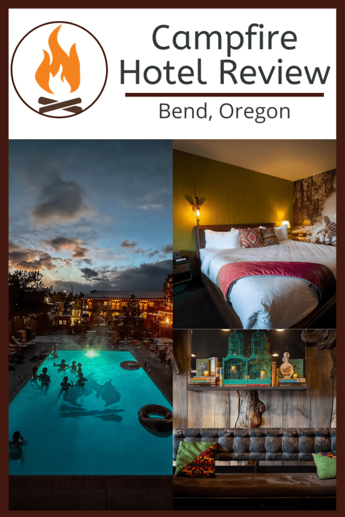 Campfire Hotel Review Pinterest image