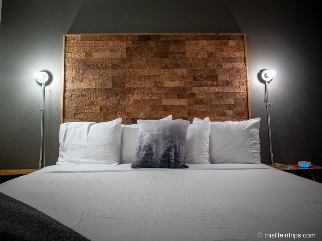 Modern designed rooms in Adrift Hotel