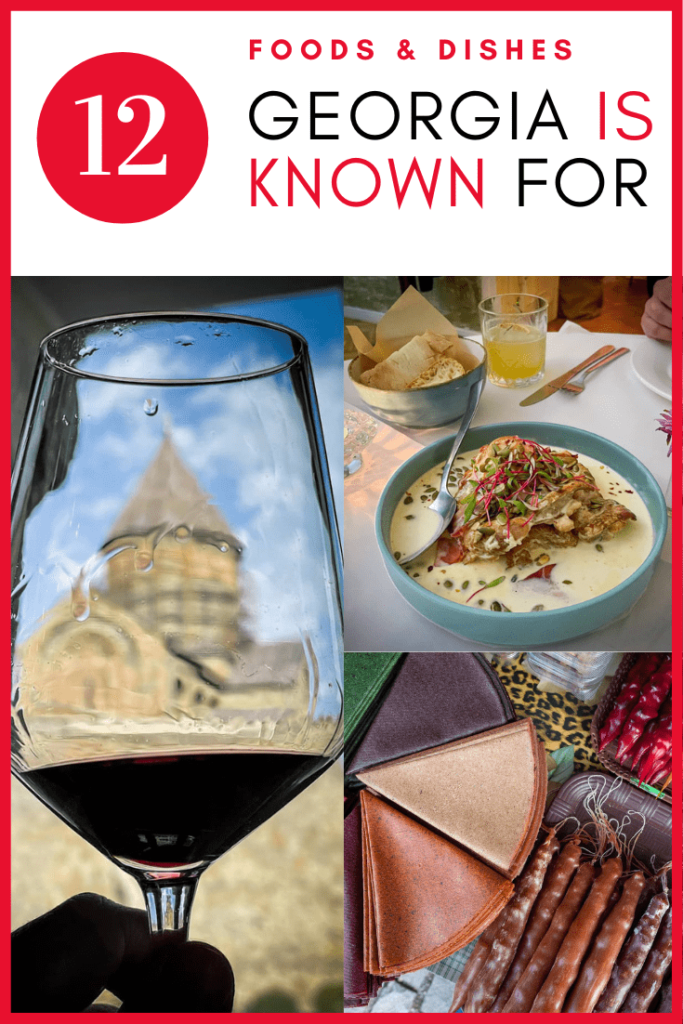 Foods georgia is known for pinterest image