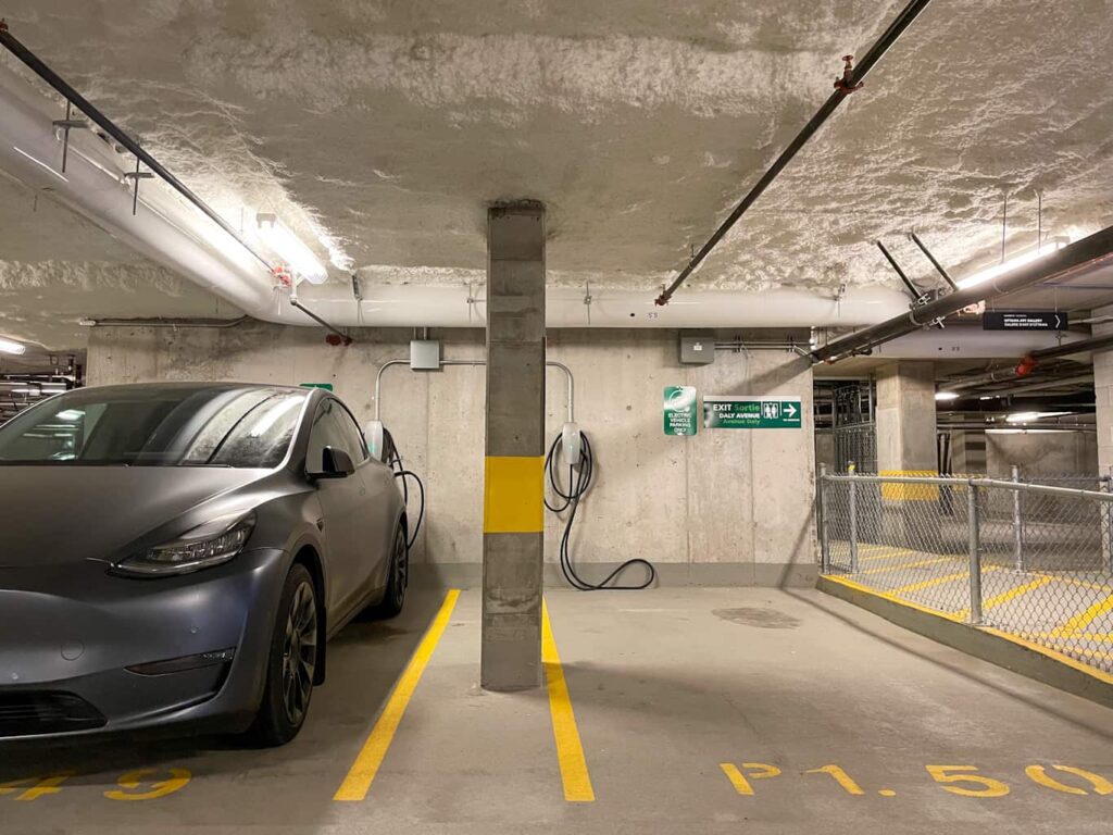 Convenient underground parking at Le Germain Ottawa