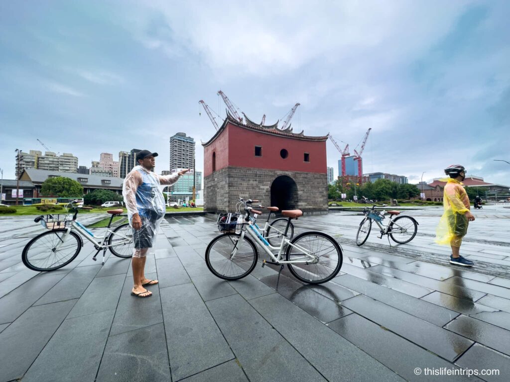 Taipei Bike Works guide explaining the history behind the North Gate