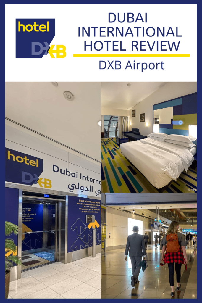 Dubai International hotel review pinterest image