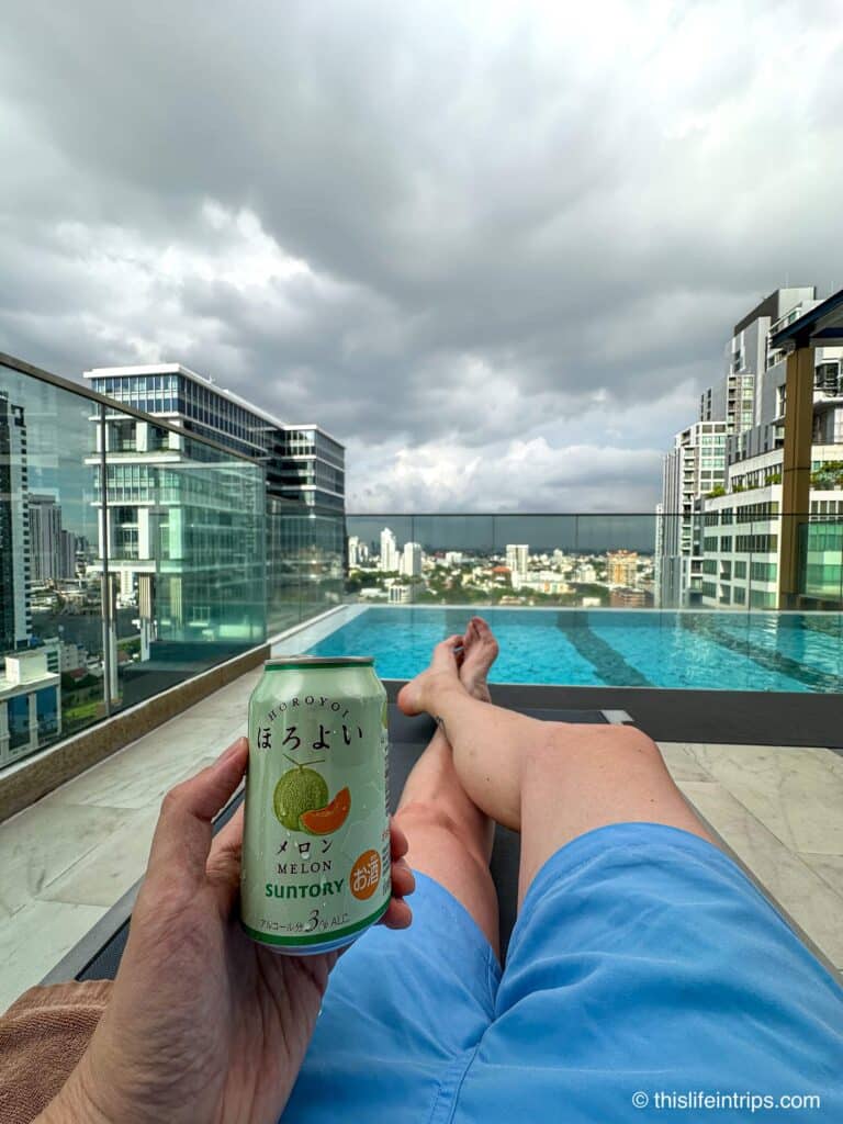 Rooftop pool at Staybridge Suites Bangkok Thonglor