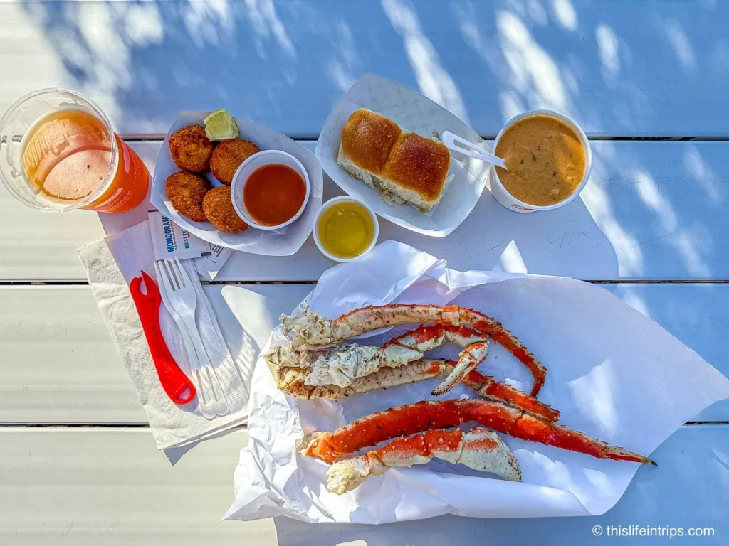 Tracy's Crab Shack best crab in Juneau?