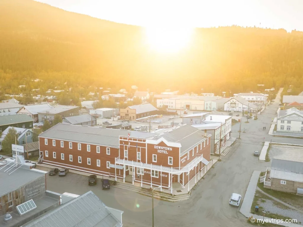 Downtown Hotel, home of the sour toe cocktail dawson city