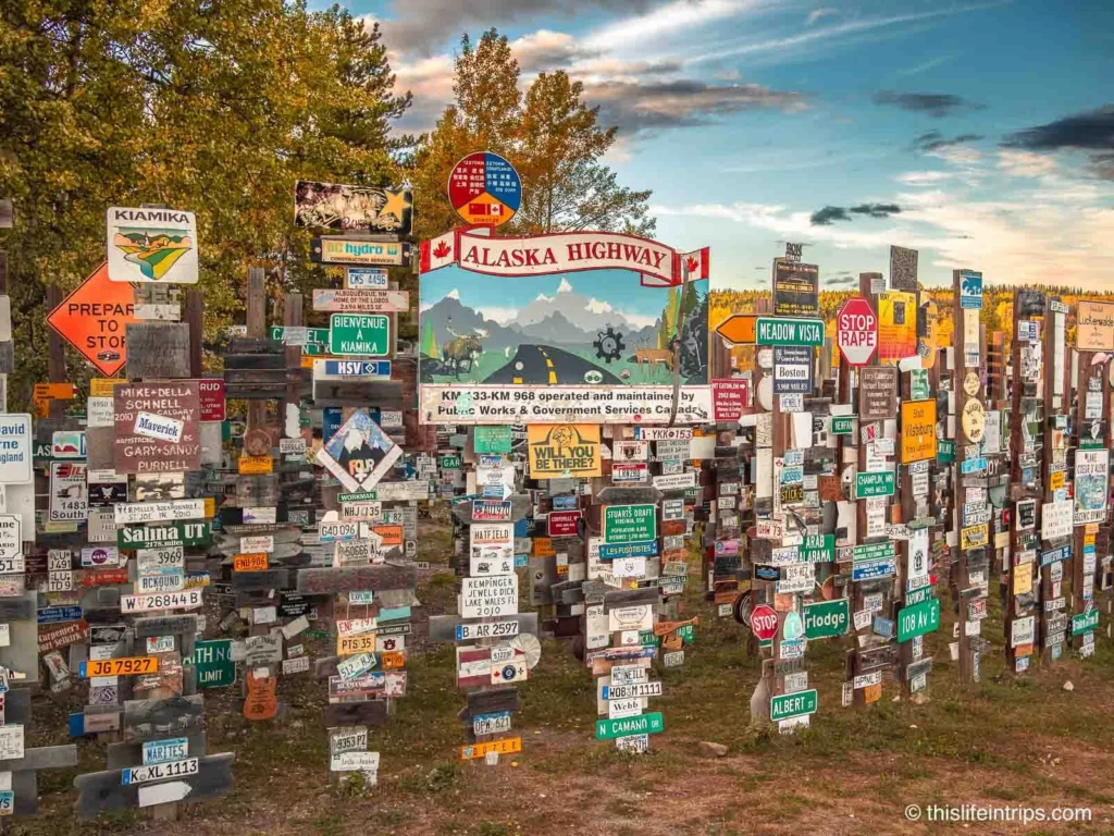 Watson Lake Sign Post Forest