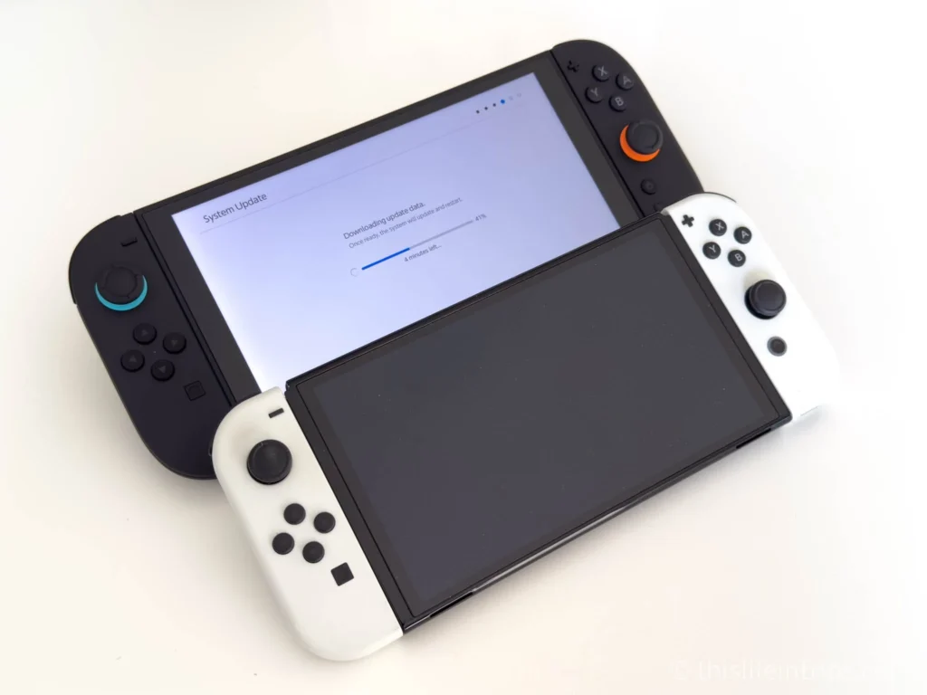 The Nintendo Switch 2 size comparison to the OLED model is significant
