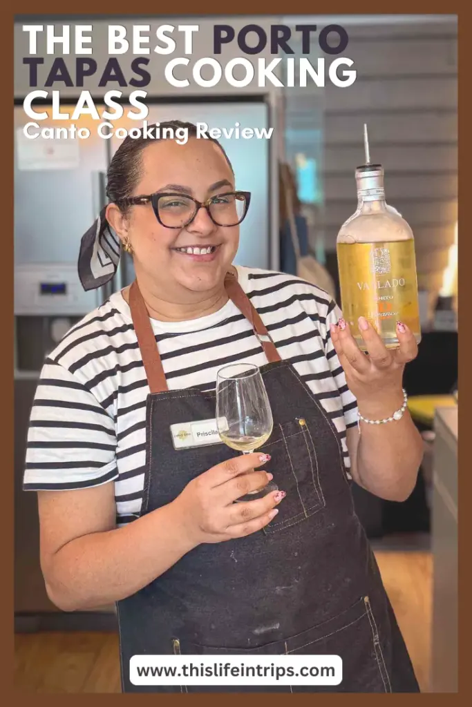 Canto Cooking Porto tapas review pinterest image