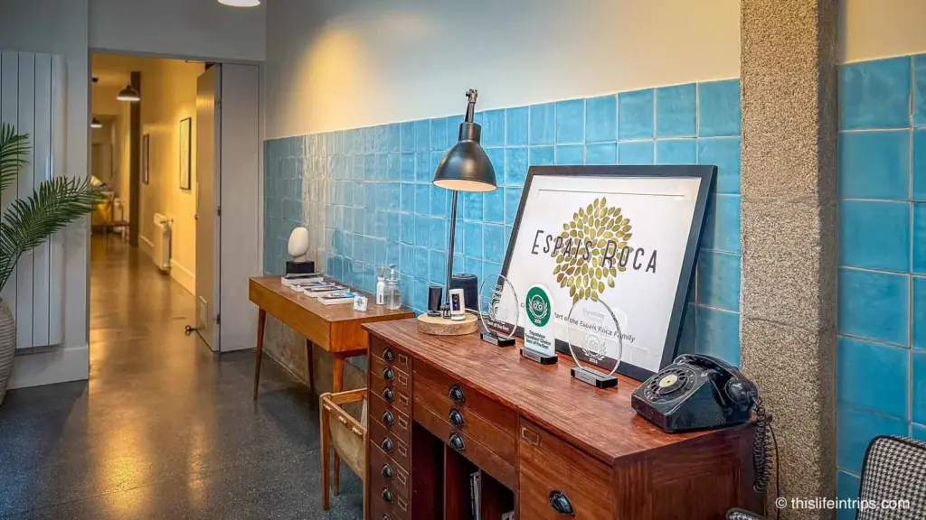 Enterance to the Canto de Luz boutique hotel in Porto