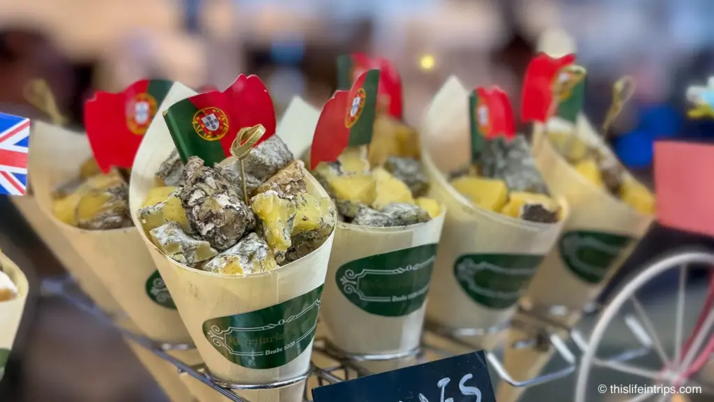 bolhao market cheese cones