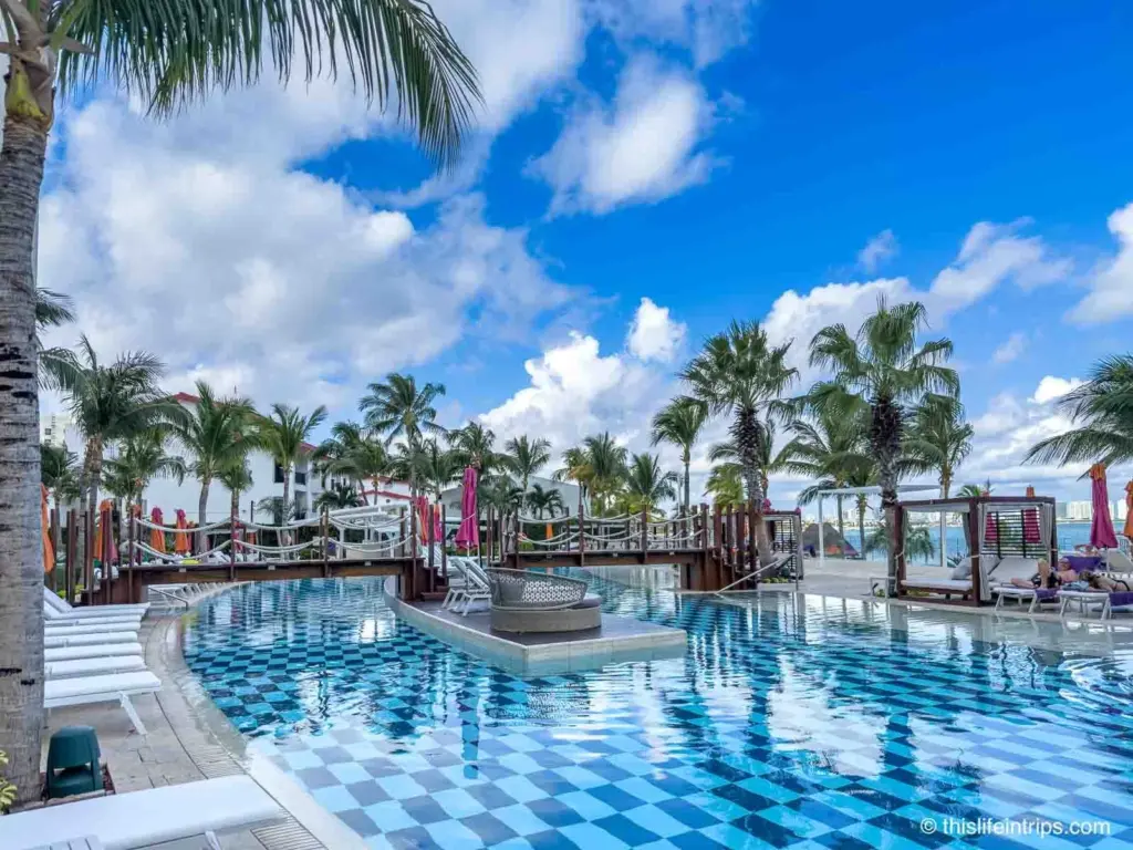 The pool is a highlight at the Breathless Soul Cancun