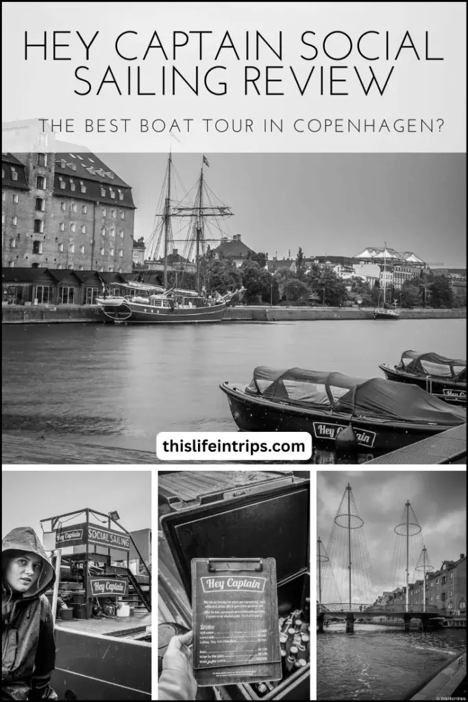pinterest shareable image for Hey Captain Copenhagen boat tour review