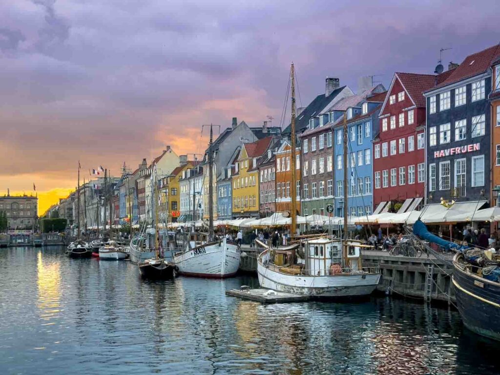 Sunset in Nyhavn