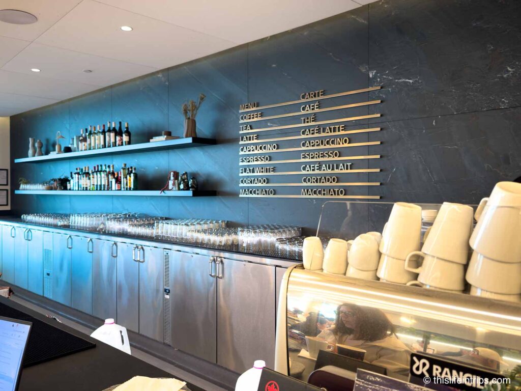 YVR Air Canada Cafe barista bar