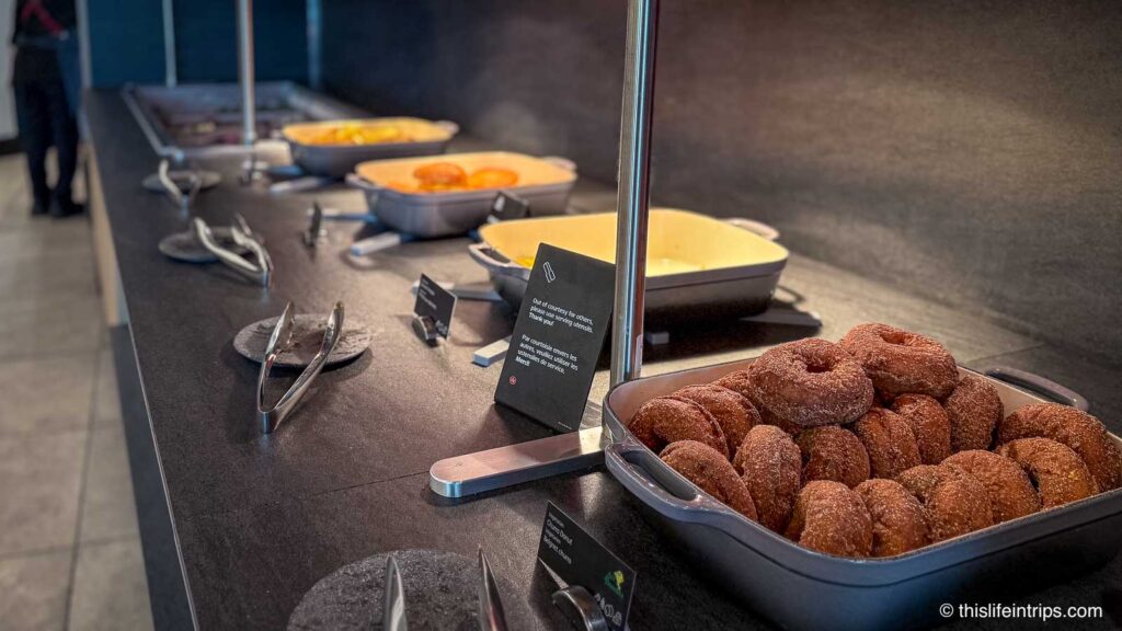 YVR Air Canada Cafe breakfast spread