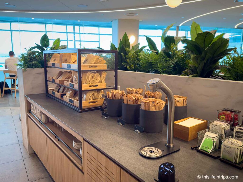 YVR Air Canada Cafe filtered water