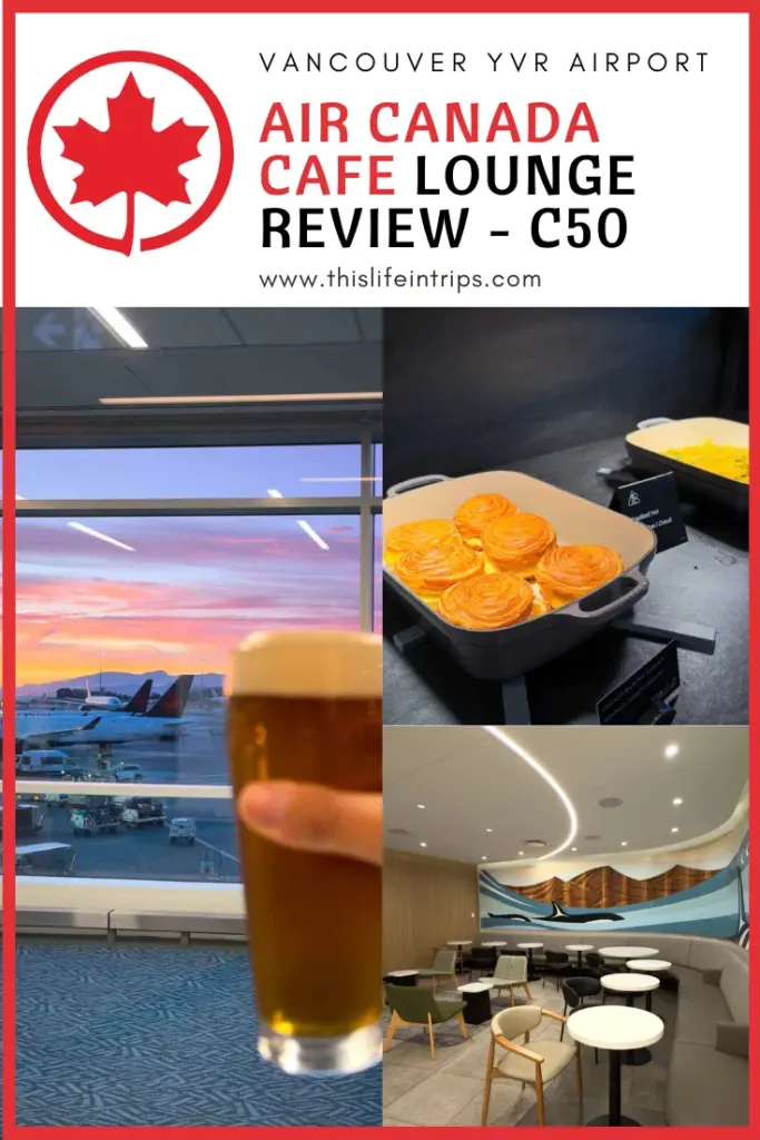 YVR Air Canada Cafe shareable pinterest image