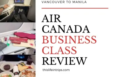 Vancouver to Manila: Air Canada Business Class Review (YVR to MNL)