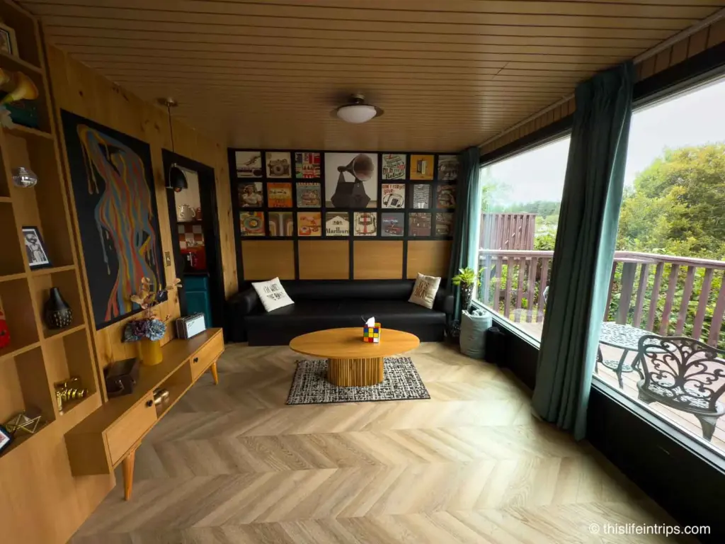 The Record Room at the Florentine Hotel - very unique cabin rentals in Oregon Coast